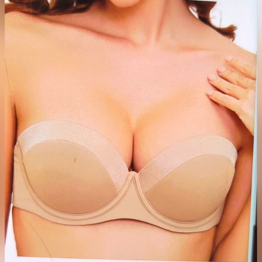 NWT SEA BBOT Push Up Strapless Bra Anti slip Padded Multiway Bra 32c bei…